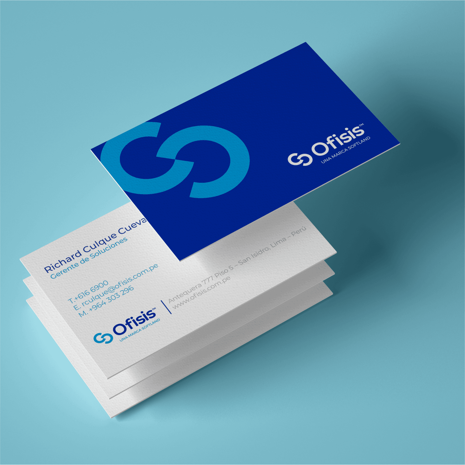 Premium business card design and printing