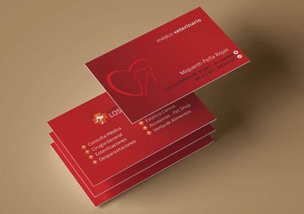 Premium business card design and printing